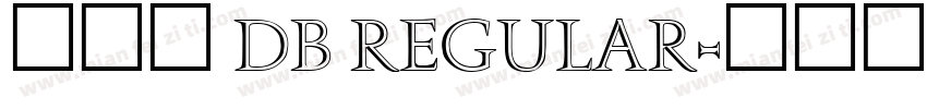ライラ DB Regular字体转换